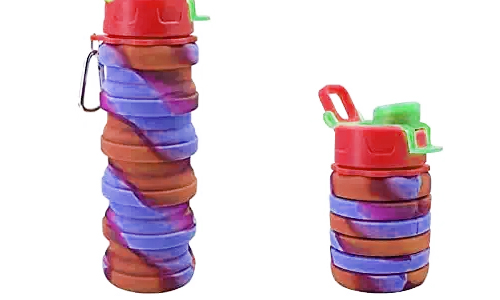 Water Bottle Sports Cups with Carabiner