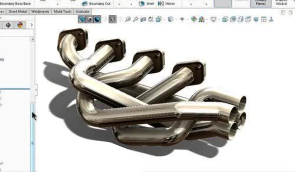 sport-car-exhaust-manifold-design
