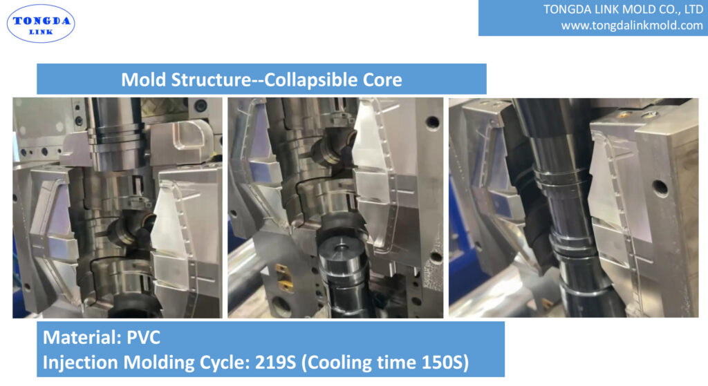 TONGDA LINK's Mold Engineering and precision machining support collapsible mold manufacturing.