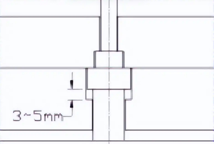 banana gate delay structure