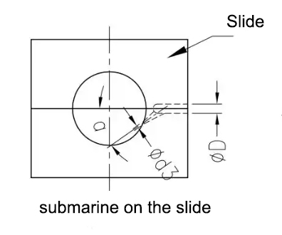 submarine on the slide